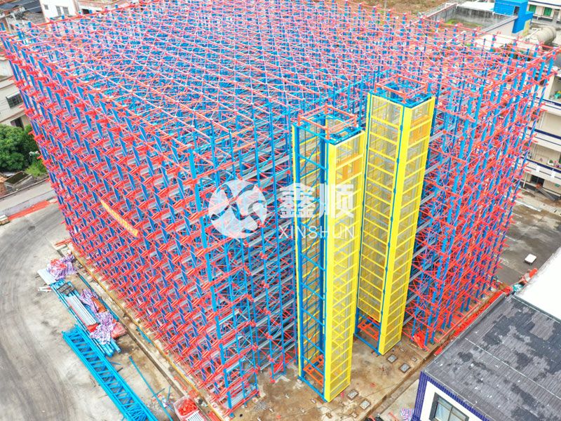 水产品冷链行业-库架一体高位智能密集库(图3)